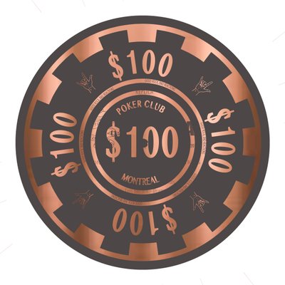 PokerChip $100, 2015 by Francois Domain